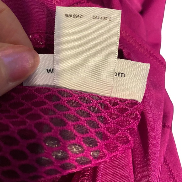 Reebok Women’s Pink Playice Mesh Racerback Athletic Tank Top, Size Small - Picture 11 of 13